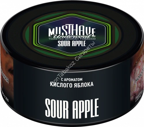 Табак для кальяна MustHave – Sour Apple 25 г оптом   