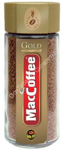 Кофе растворимый MacCoffee Gold в стеклянной банке 100г оптом 