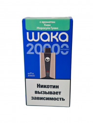 Электронная сигарета Waka SoPro 20000 Киви маракуя гуава 20мг Hard (ОРИГИНАЛ) ОПТОМ