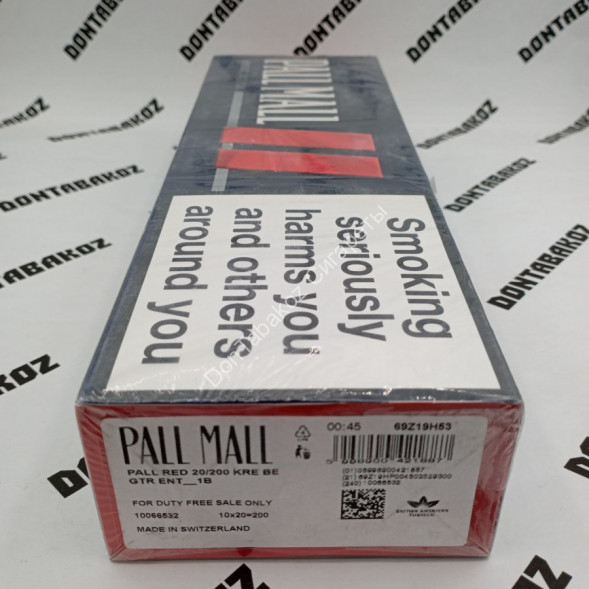 Сигареты Pall&amp;Mall Red Duty Free Швейцария Микс 