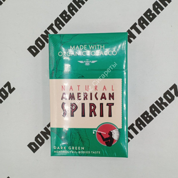 Сигареты American Spirit Dark Green Menthol Оригинал США Оптом 