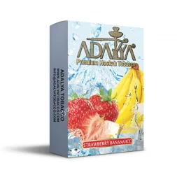 Табак для кальяна Adalya Strawberry Banan Ice (Клубника банан лед) 50 г оптом
