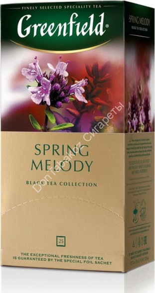 Черный чай Greenfield Spring Melody 25 пак оптом 