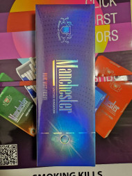 Сигареты Manchester (Манчестер) Blue Mist Fusion Superslims оптом