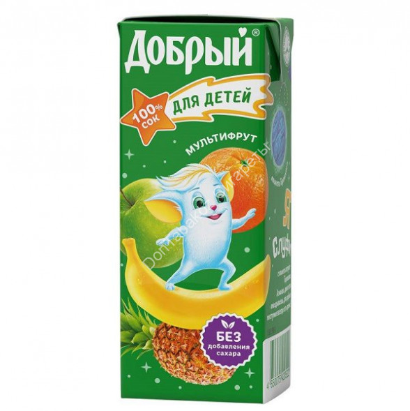 Сок Добрый мультифрут 0,2 л оптом 