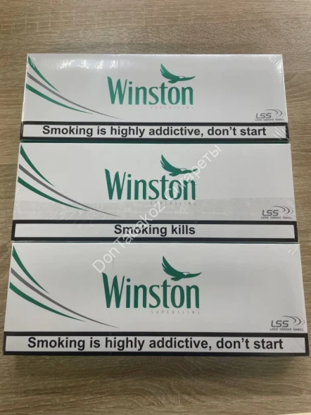СИГАРЕТЫ ВИНСТОН СУПЕР СЛИМС МЕНТОЛ (Winst0n SUPER SLIMS FRESH MENTHOL) МИКС 