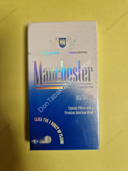 Сигареты Manchester (Манчестер) Ice Crush SuperSlims оптом 