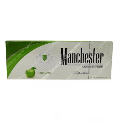Сигареты Manchester (Манчестер) Green Apple Superslims МИКС