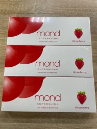 Сигареты Mond Strawberry Superslims (Монд Клубника Суперслимс) МИКС