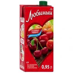 Напиток Любимый вишневая черешня 950 мл оптом