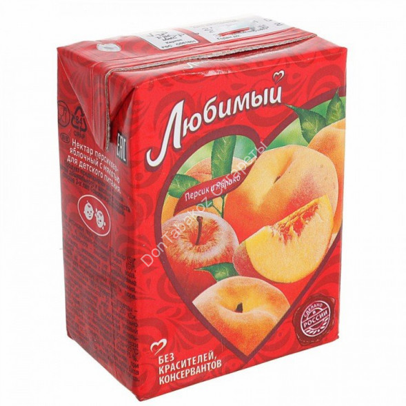 Напиток Любимый солнечный нектарин 0,2 Л оптом 