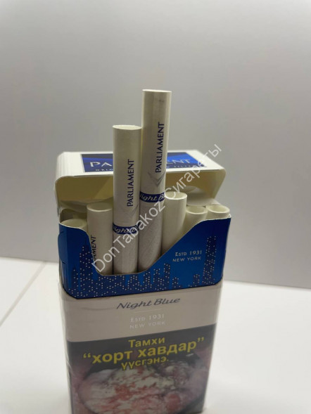 Сигареты Parliament Night Blue Оригинал (Сигареты Парламент найт блю) МИКС 