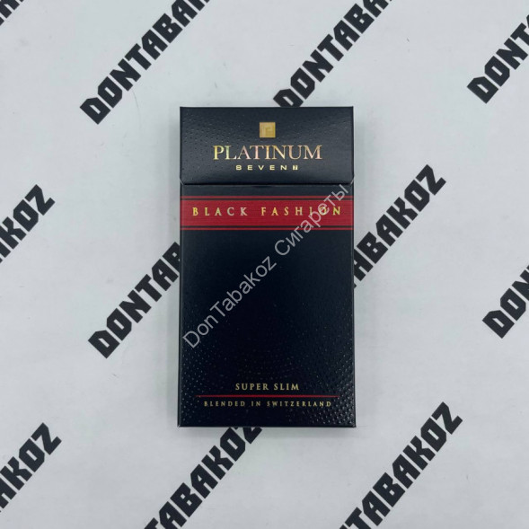 Сигареты Платинум Севен (Platinum Seven) Black Fashion SuperSlim Оптом 