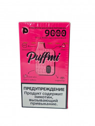 Электронная сигарета Puffmi Dura 9000 Клубничное банановое мороженное 20мг ОПТОМ