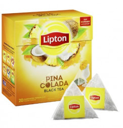 Черный чай Lipton Pina Colada в пирамидках 20 пак оптом