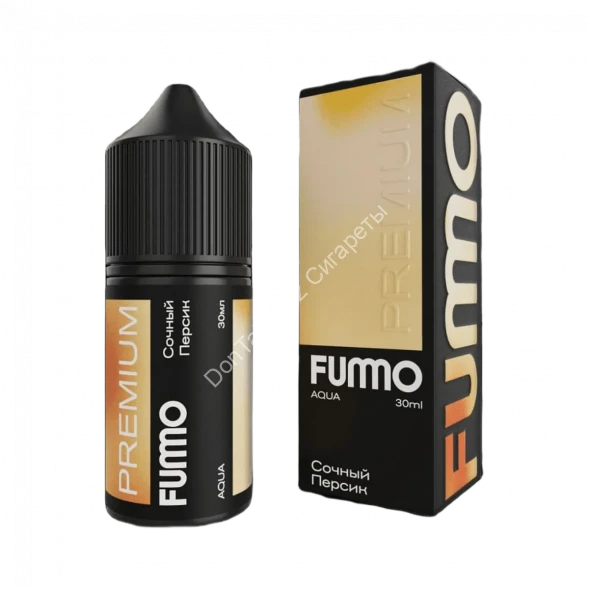 Жидкость для вейпа Fummo Aqua Сочный персик 30 оптом    