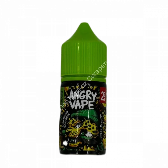 Жидкость для вейпа Angry Vape Ананасовая Газировка 30 мл. оптом     