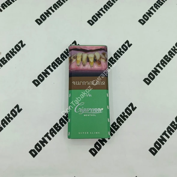Сигареты Cigaronne Menthol Super Slims оптом 