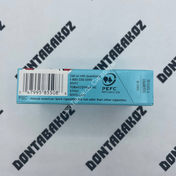 Сигареты American Spirit Full Bodied Taste Natural Tobacco Blue (USA)Оригинал Микс 