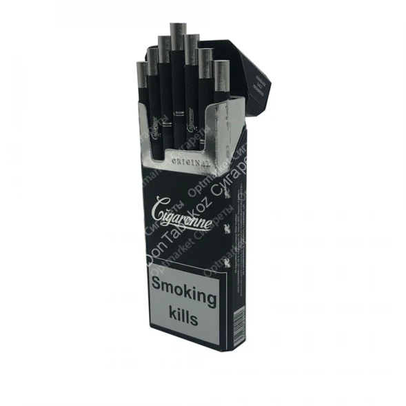 Сигареты Sigarone Black Super Slims оптом 