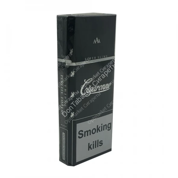 Сигареты Sigarone Black Super Slims оптом 
