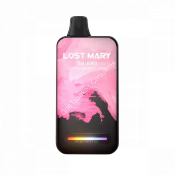 Электронная сигарета  Lost mary  BM 16000 Клубника киви 20мг (2%) оптом  