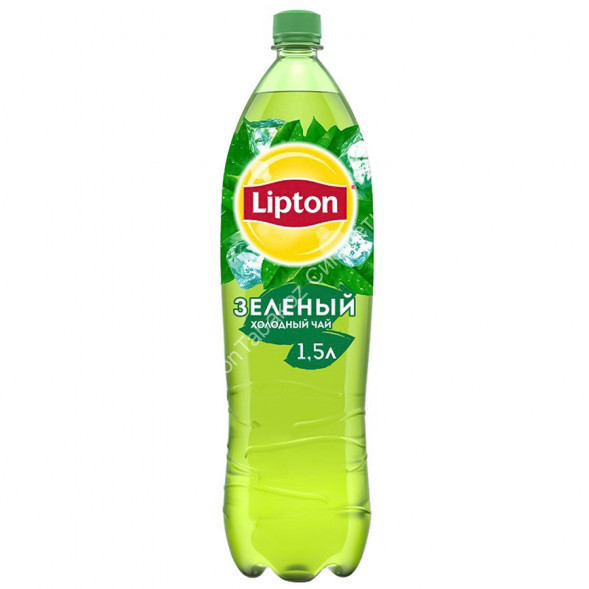 Холодный зеленый чай Lipton Ice Tea 1.5 л оптом 