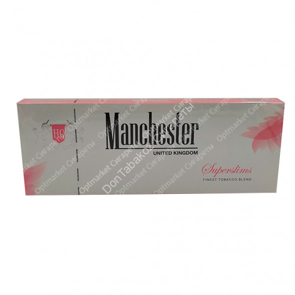 Сигареты Manchester (Манчестер) Pink Superslims оптом 
