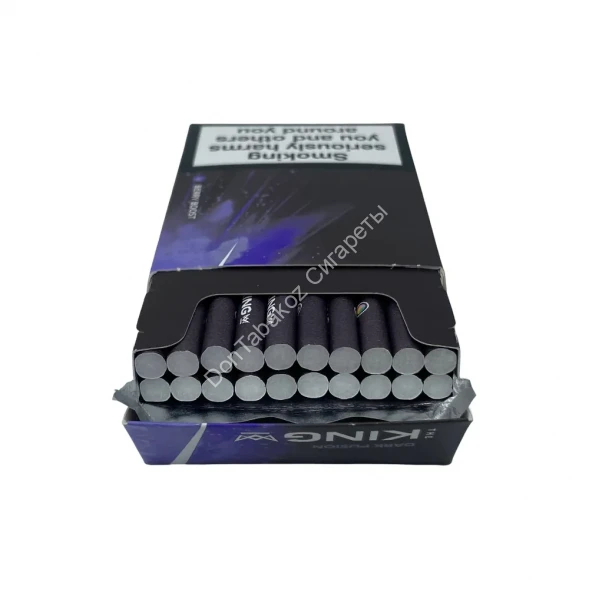 Сигареты The King Dark Fusion Berry Boost Super Slims оптом 