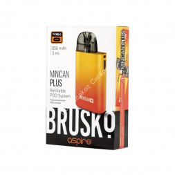 Под система Brusko Minican Plus 850 mAh красно-желтый градиент оптом
