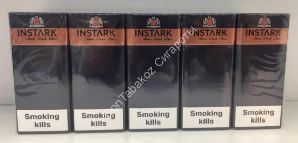 Сигареты Instark Slims Dark Blue оптом 