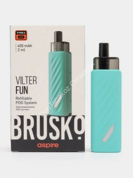 Под система Brusko Vilter Fun 400 mAh зеленый оптом 